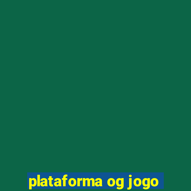 plataforma og jogo